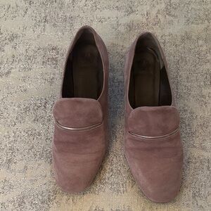 COCLICO Women's Mauve Suede Heels